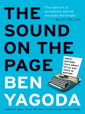 cover image of The Sound on the Page